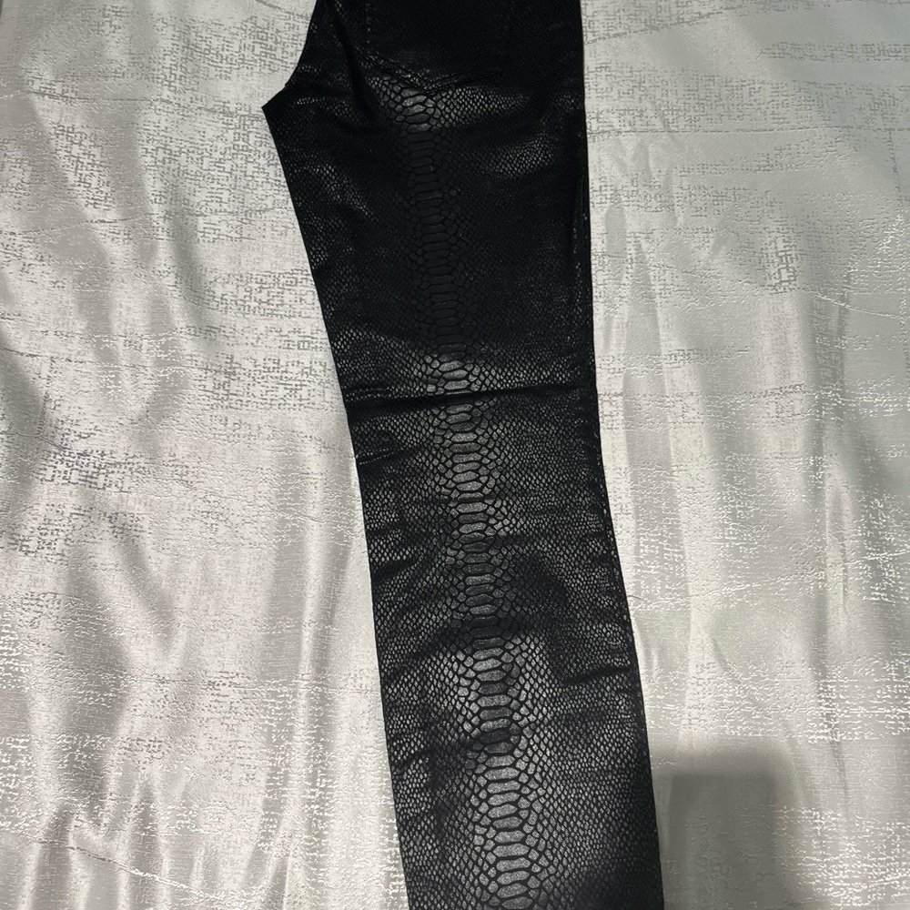 Bebe Black Patterned Trousers - image 2